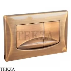 Migliore RIVER DUAL NEW Клавиша смыва двойная для унитаза 27466, бронза classic Migliore RIVER DUAL NEW Клавиша смыва двойная для унитаза 27466, бронза classic