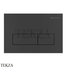 Aqueduto RETANGULO Novo Панель-клавиша смыва для унитаза RET0240, черный матовый Aqueduto RETANGULO Novo Панель-клавиша смыва для унитаза RET0240, черный матовый