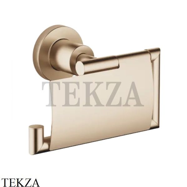 Dornbracht TARA Держатель туалетной бумаги с крышкой 83510892-46, Brushed Champagne (22kt Gold)