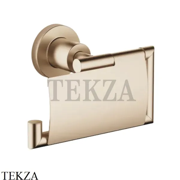 Dornbracht TARA Держатель туалетной бумаги с крышкой 83510892-46, Brushed Champagne (22kt Gold)