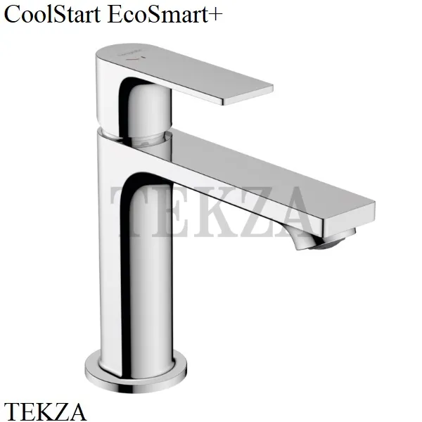 Hansgrohe Rebris E Смеситель для раковины 110 CoolStart EcoSmart+, донный клапан 72589000, хром глянец