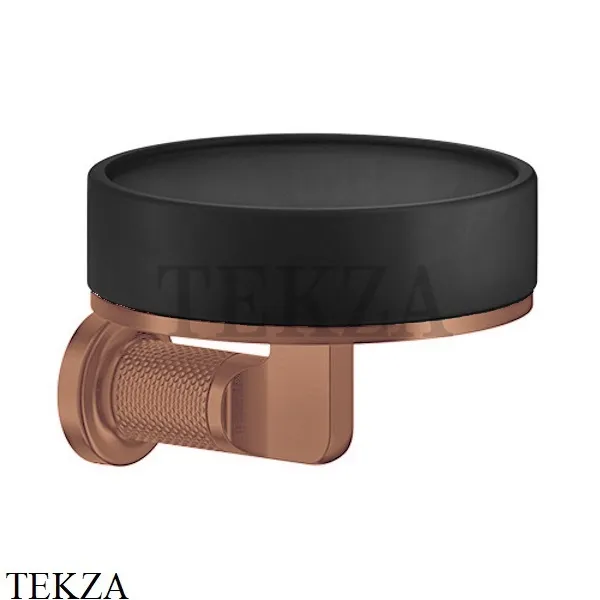 Gessi INCISO accessories Мыльница настенная, композит черный 58502-708, Copper Brushed