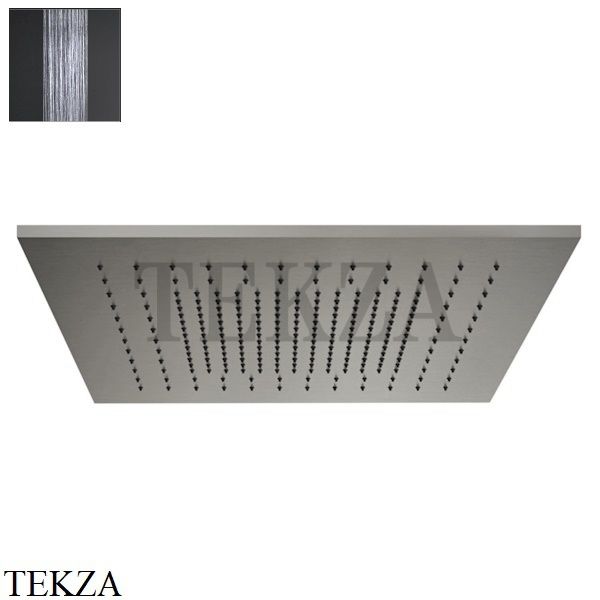 Gessi MINIMALI Накладная душевая панель 500x500, 1 функция 57012-239, Steel Brushed