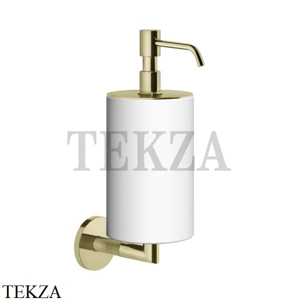 Gessi ANELLO Дозатор для жидкого мыла настенный, композит белый 63713-710, Brass PVD