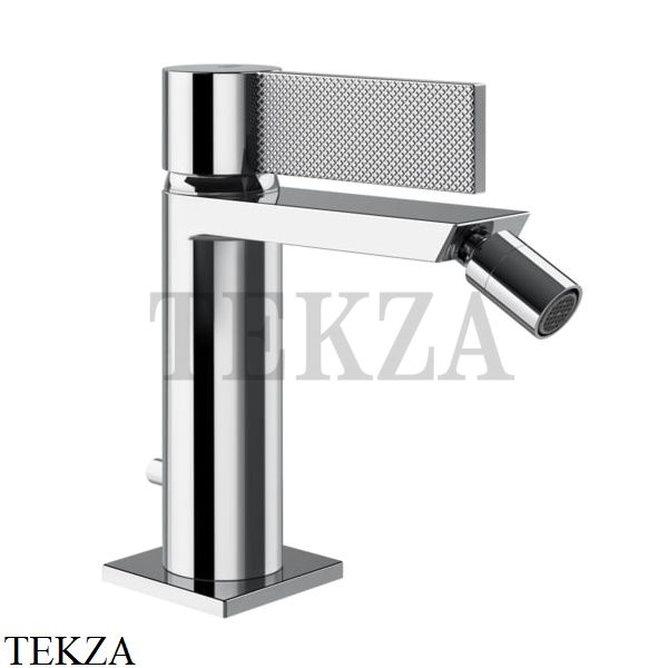 Gessi Inverso Diamantato Смеситель для биде, с донным клапаном 73607-031, хром глянец