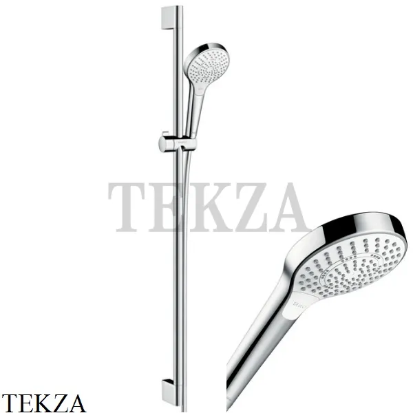 Hansgrohe Croma Select S Multi 3 jet Душевой набор 26570400, хром глянец-белый