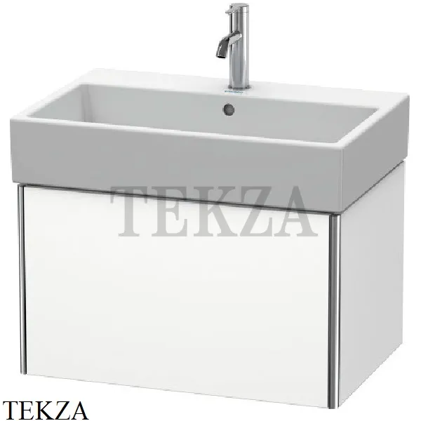 Duravit XSquare Тумба подвесная под раковину XS409401818, 1 выдвижной ящик, белый матовый