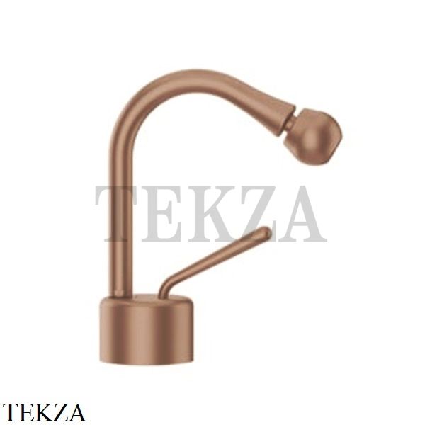 Gessi Goccia Смеситель для биде, без сливного гарнитура 33607-125, Copper Brushed