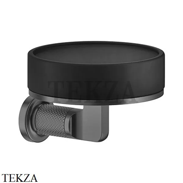 Gessi INCISO accessories Мыльница настенная, композит черный 58502-706, Black Metal