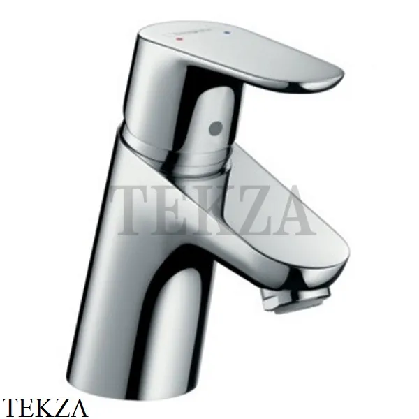 Hansgrohe Focus Смеситель для раковины 70, с донным клапаном 31730000, хром глянец