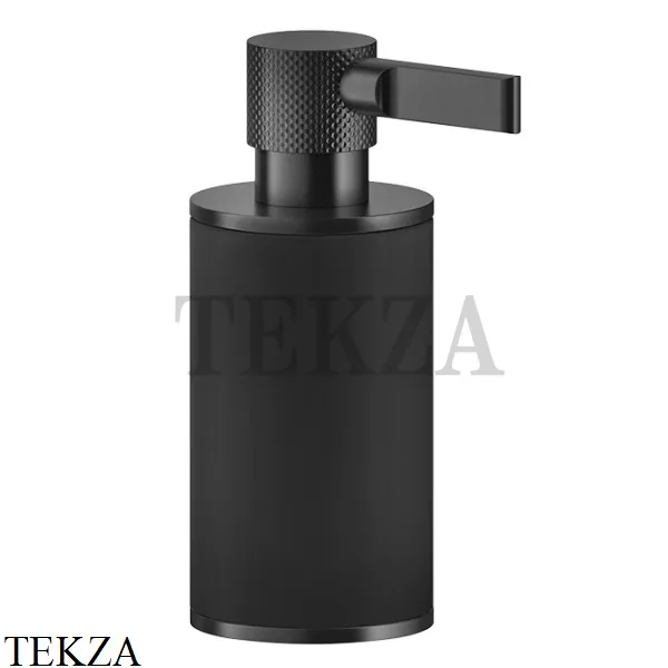 Gessi INCISO accessories Дозатор настольный для жидкого мыла, черный 58538-707, Black Metal Brushed