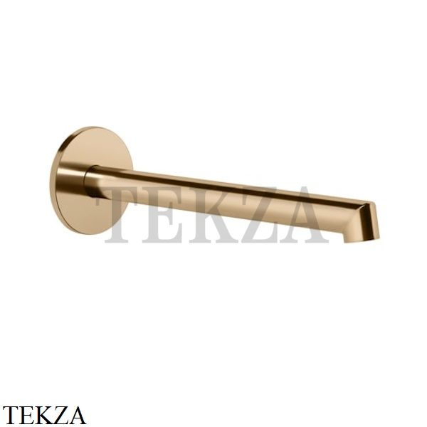 Gessi Ingranaggio-Anello Излив для раковины настенный, длинный 63404-735, Warm Bronze