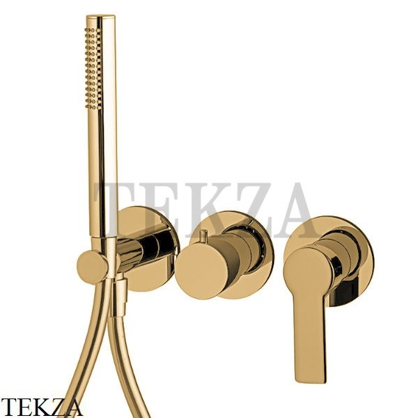 FIMA Carlo Frattini MAST Смеситель для душа, с гарнитуром, F3149WX8OS, Brushed gold