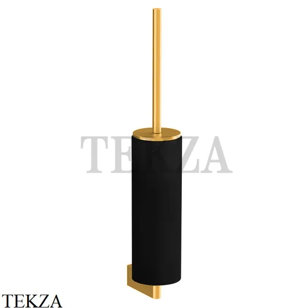 Gessi Origini Туалетный ершик настенный, черный 66420-246, Gold PVD