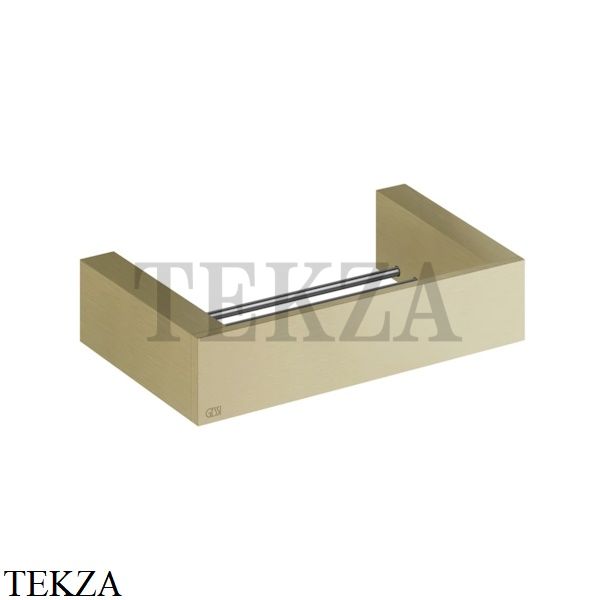 Gessi Rettangolo Контейнер-решетка настенная для предметов 20804-727, Brushed Brass