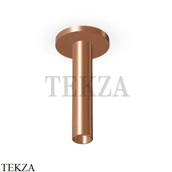 Zucchetti Кронштейн потолочный 10 см для верхней лейки Z93026.P91, brushed copper PVD