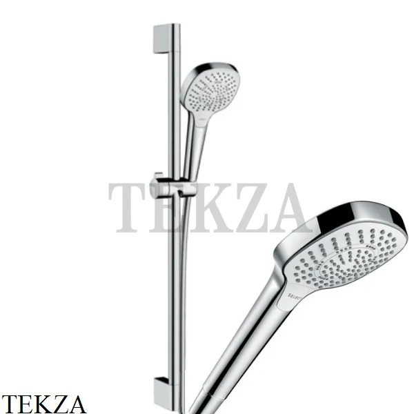 Hansgrohe Croma Select E Multi 3 jet Душевой набор 26590400 хром глянец-белый