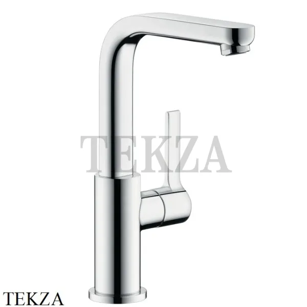 Hansgrohe Metris S Смеситель для раковины, с донным клапаном 31161000, хром глянец