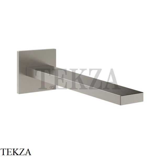 Gessi Inverso RIGATO Излив для раковины на стену под размер 73104-149, Finox Brushed Nickel