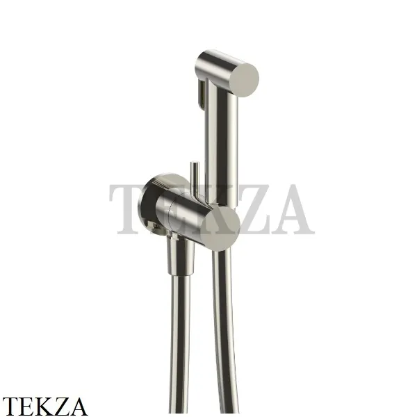 Fantini 8486 Гигиенический душ с двойной функцией, с запорным вентилем, Brushed Nickel