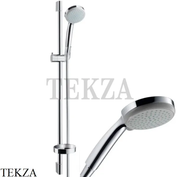 Hansgrohe Croma 100 Vario/Unica'C 4 jet Душевой набор с мыльницей 27771000, хром глянец