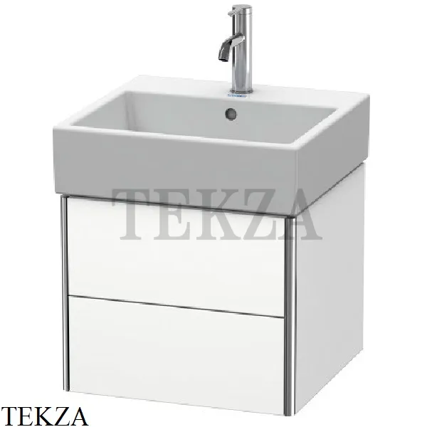 Duravit XSquare Тумба подвесная под раковину XS419201818, 2 выдвижных ящика, белый матовый