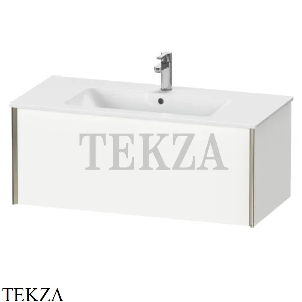 Duravit XViu Тумба подвесная под раковину ME by Starck XV40270B118, 1 выдвижной ящик, белый матовый