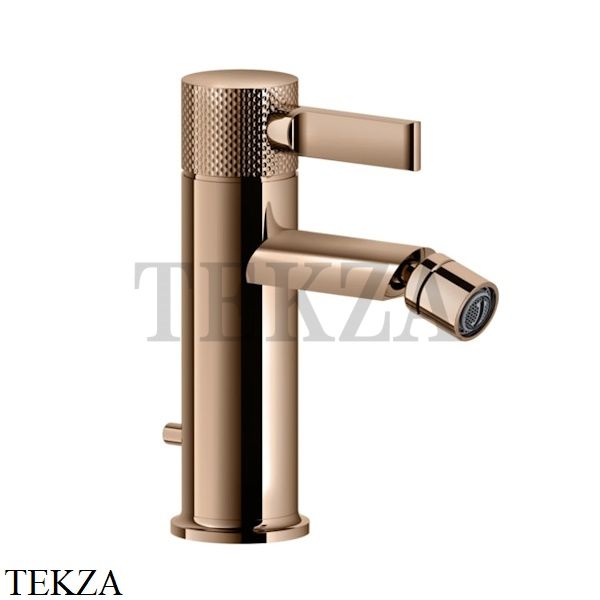 Gessi INCISO Смеситель для биде, с донным клапаном 58007-030, Copper глянец PVD