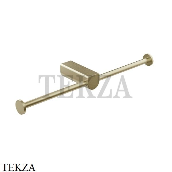 Gessi RILIEVO Держатель для туалетной бумаги двойной 59415-727, Brushed Brass