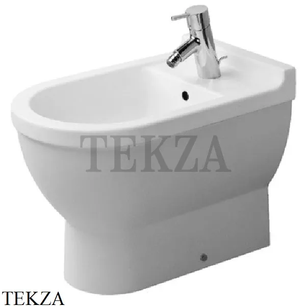 Duravit Starck 3 Биде напольное, 1 отверстие под смеситель 2230100000, белый глянец