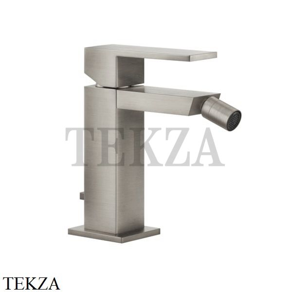 Gessi Rettangolo Смеситель для биде, с донным клапаном 20007-149, Finox Brushed Nickel