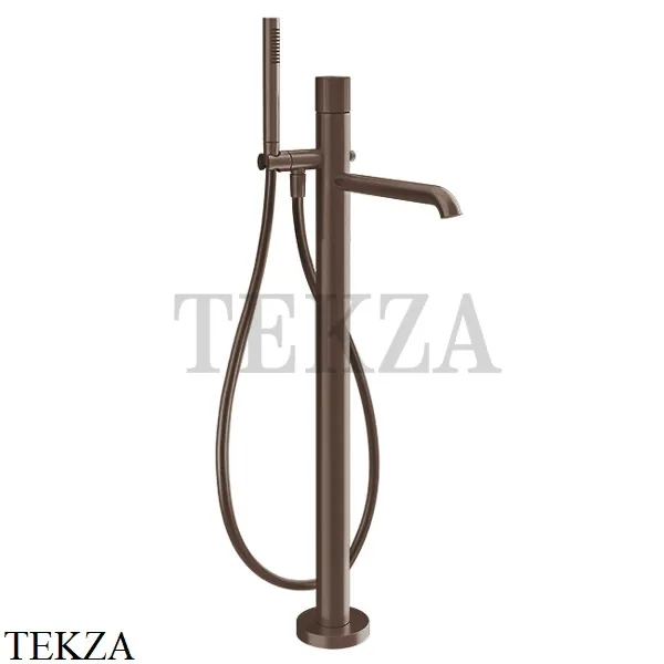 Gessi Habito DIAMANTATO Смеситель для ванны напольный, внешняя часть 70628-845, Dark Bronze