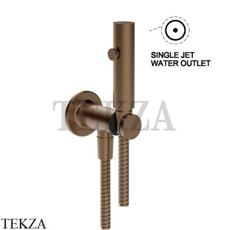 Gessi INCISO SHOWER Гидроершик настенный 58151-708, Copper Brushed