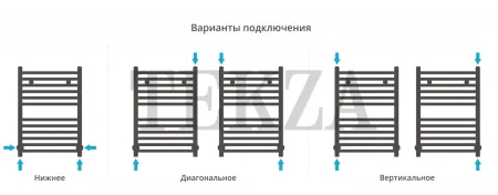 Сунержа Модус 600х400 полотенцесушитель водяной 31-0250-6040 черный матовый