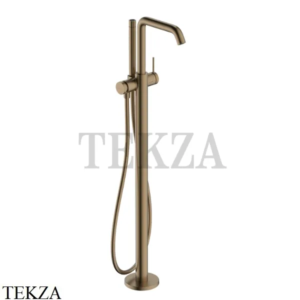 Hansgrohe Tecturis S Смеситель для ванны, с гарнитуром, внешняя часть 73440140, Brushed Bronze