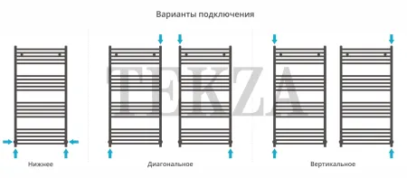 Сунержа Модус 1200х600 полотенцесушитель водяной 051-0250-1260, Состаренная латунь