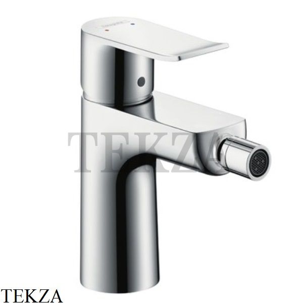 Hansgrohe Metris Смеситель для биде, с донным клапаном 31280000, хром глянец