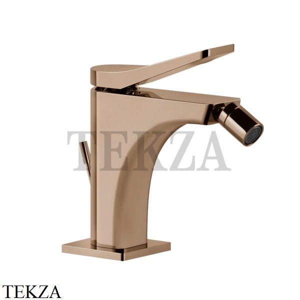 Gessi RILIEVO Смеситель для биде, с донным клапаном 59007-030, Copper глянец