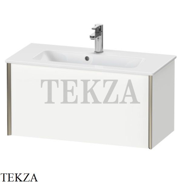 Duravit XViu Тумба подвесная компакт под раковину ME by Starck XV40790B118, 1 выдвижной ящик, белый матовый