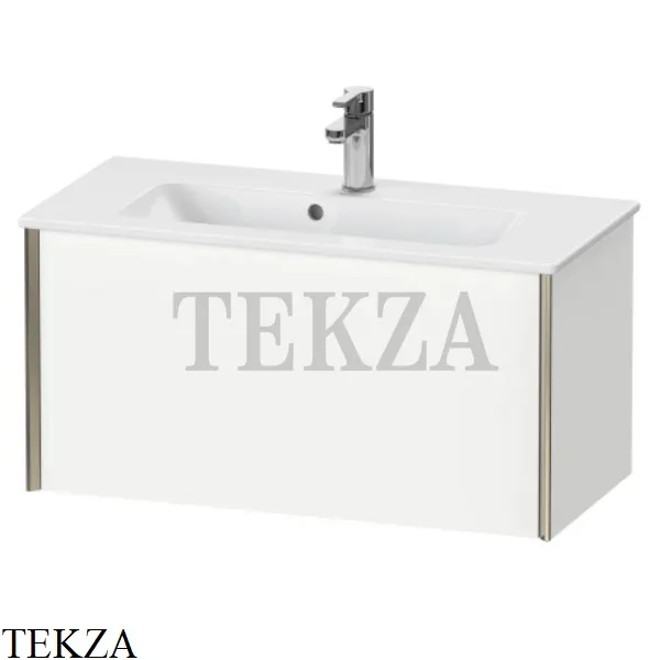 Duravit XViu Тумба подвесная компакт под раковину ME by Starck XV40790B118, 1 выдвижной ящик, белый матовый