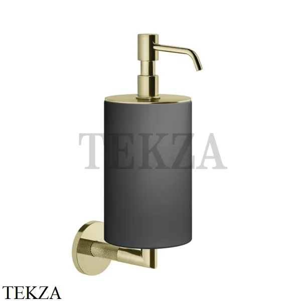 Gessi ANELLO Дозатор для жидкого мыла настенный, композит черный 63714-710, Brass PVD