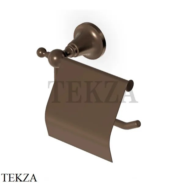 Zucchetti Agora Classic Бумагодержатель с крышкой ZAD431.P21, brushed chocolate PVD