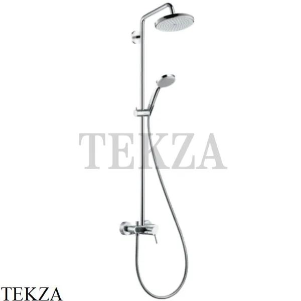 Hansgrohe Croma 220 Showerpipe Душевая колонна 27222000, хром глянец