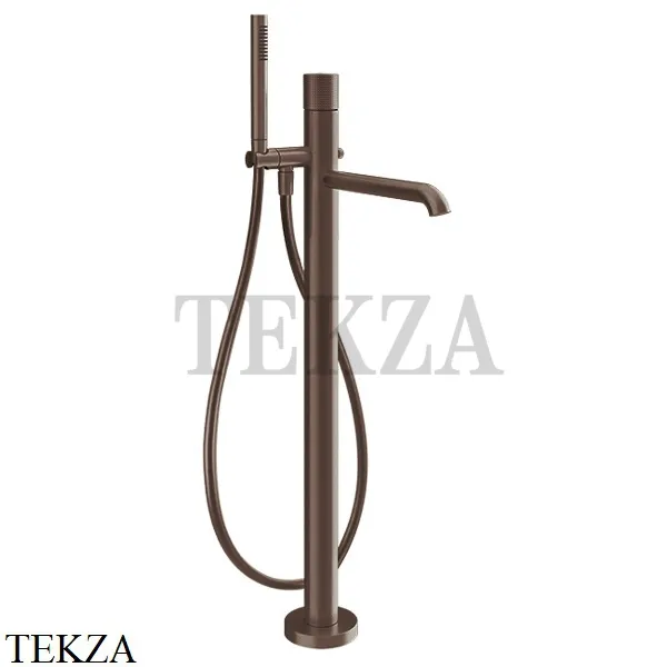 Gessi Habito CESELLO Смеситель для ванны напольный, внешняя часть 70428-845, Dark Bronze