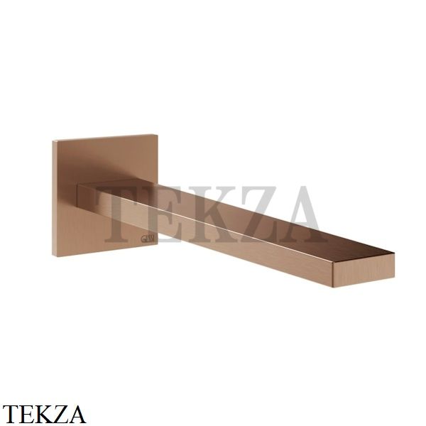 Gessi Inverso RIGATO Излив для раковины на стену 73102-708, Copper Brushed