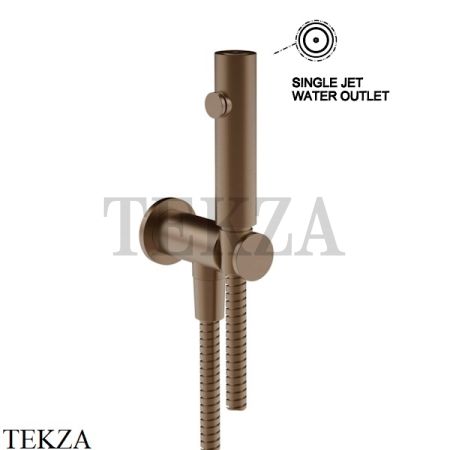 Gessi Total look Гидроёршик настенный на 1/2" 45121-708, Copper Brushed