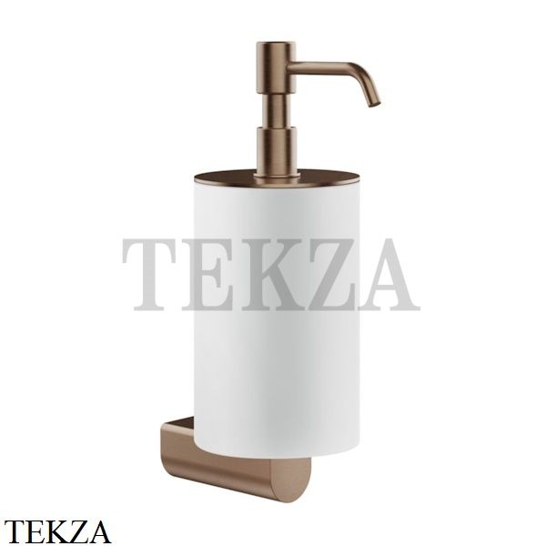 Gessi RILIEVO Дозатор для жидкого мыла, композит белый 59513-708, Copper Brushed