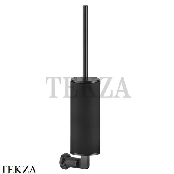 Gessi INCISO accessories Туалетный ершик настенный, черный 58520-707, Black Metal Brushed