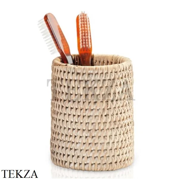 Decor Walther BASKET Стакан настольный 0931891, ротанг светлый