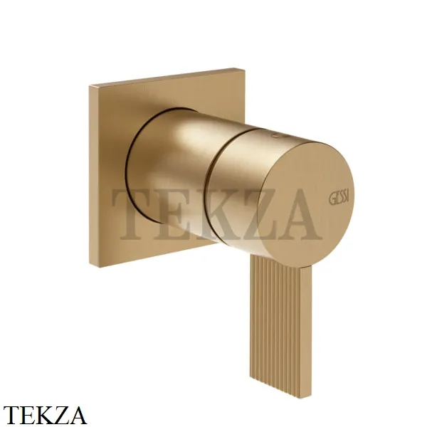 Gessi Inverso RIGATO Смеситель для душа, внешняя часть 73519-726, Warm Bronze Br.